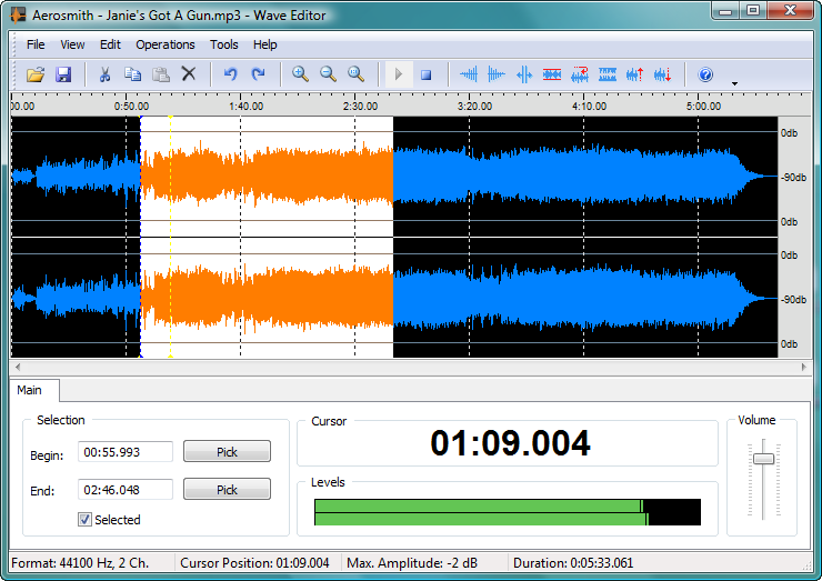 Wave Editor is a fast and easy digital audio editing software for Windows.