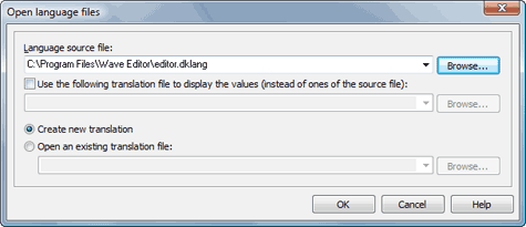 Open Language Files Open Language Files
