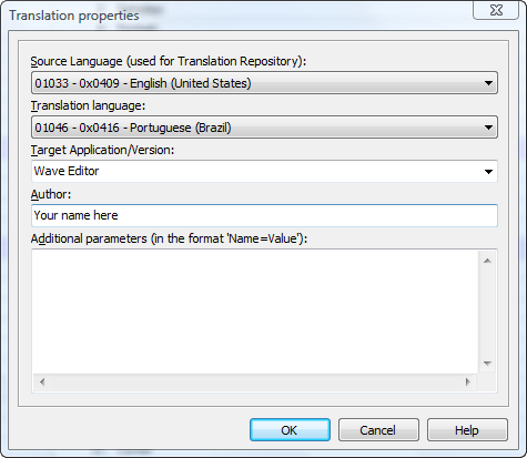 Translation Properties Translation Properties